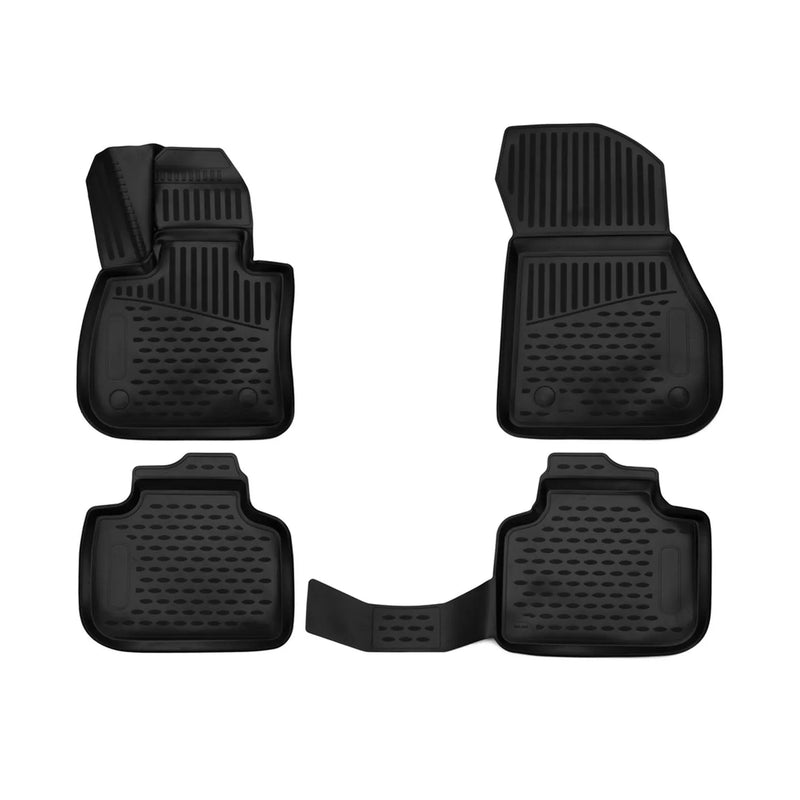 2016-2022 BMW X1 F48 Floor Mats Liners Full Set All Weather Black