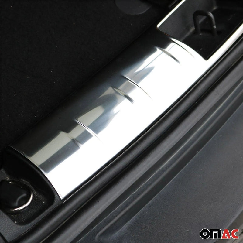 Trunk Sill Cover Bumper Guard Protector for Jeep Renegade 2019-2023 Steel Silver