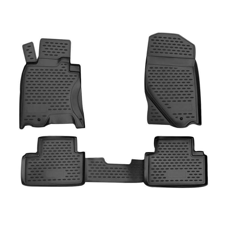 2015- Infiniti Q40 Floor Mats Liners Full Set All Weather Black