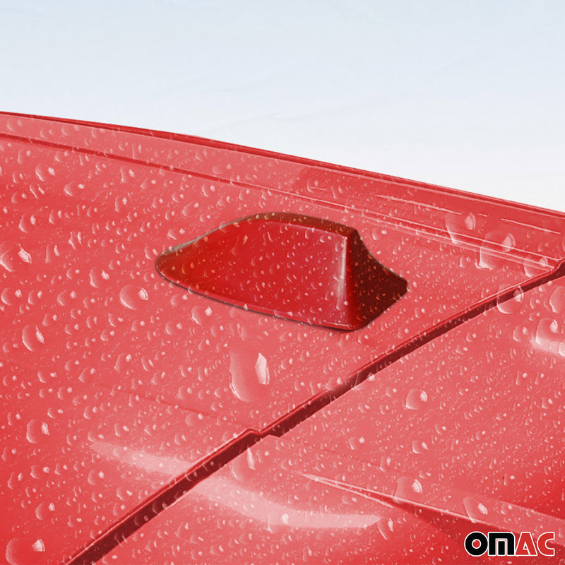 Car Shark Fin Antenna Roof Radio AM/FM Signal Aerial Accessories Red