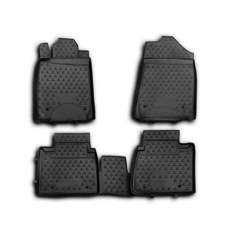 2007-2012 Lexus ES 350 Floor Mats Liners Full Set All Weather Black