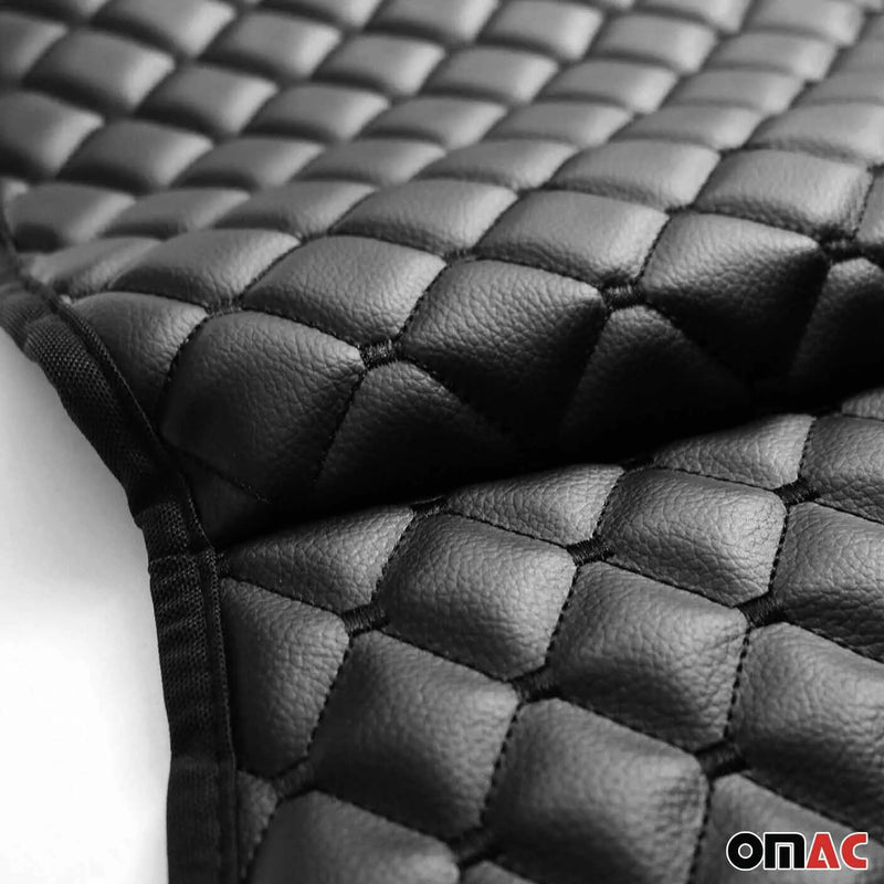 Alfa Romeo Leather Breathable Front Seat Cover Pads Black