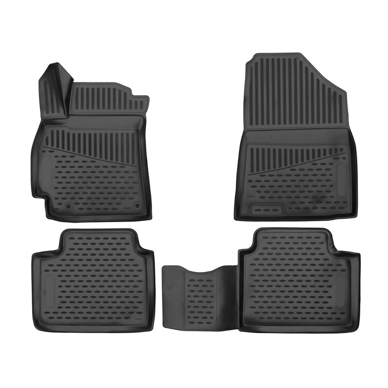 2021-2024 Hyundai Elantra Floor Mats Liners Full Set All Weather Black