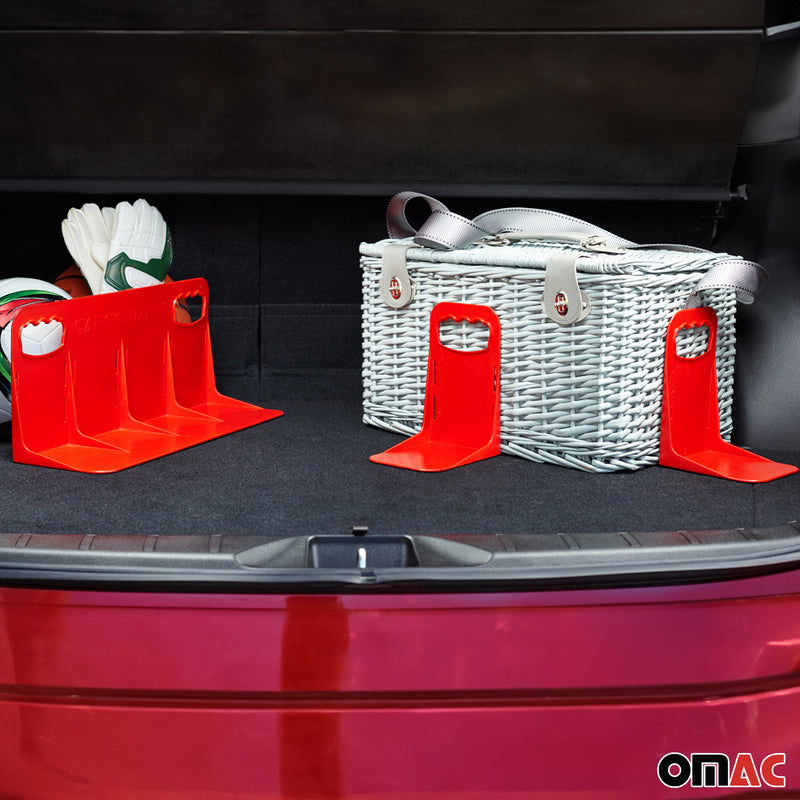 Red Trunk Organizer Stopper Stand 3 Pcs.