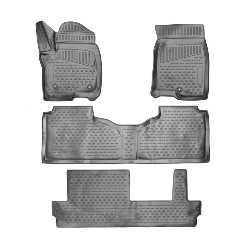 2021-2024 GMC Yukon XL Floor Mats Liners Full Set All Weather Bench Seating