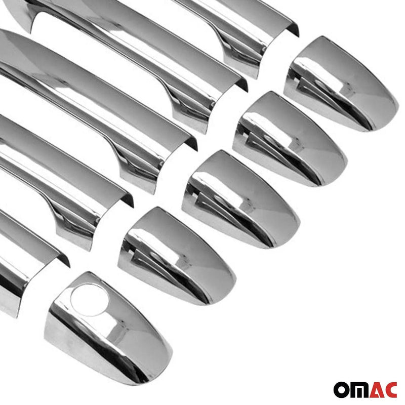 Car Door Handle Cover Protector for Mercedes Metris 2016-2024 S. Steel 10x - OMAC USA