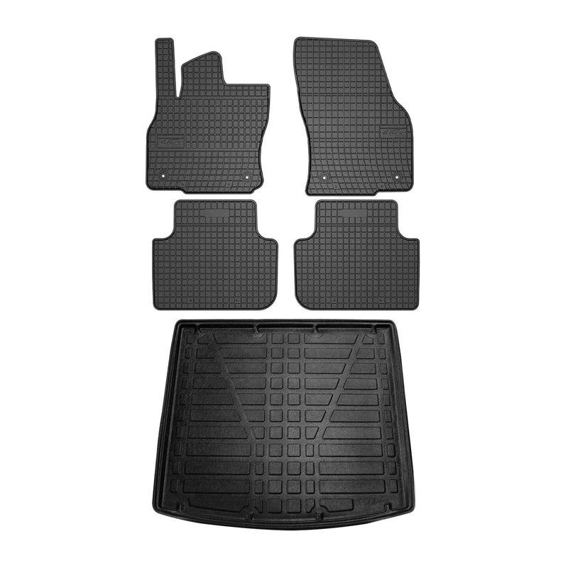 2018-2024 Audi Q3 Floor Mats & Cargo Liner Full Set All Weather Black