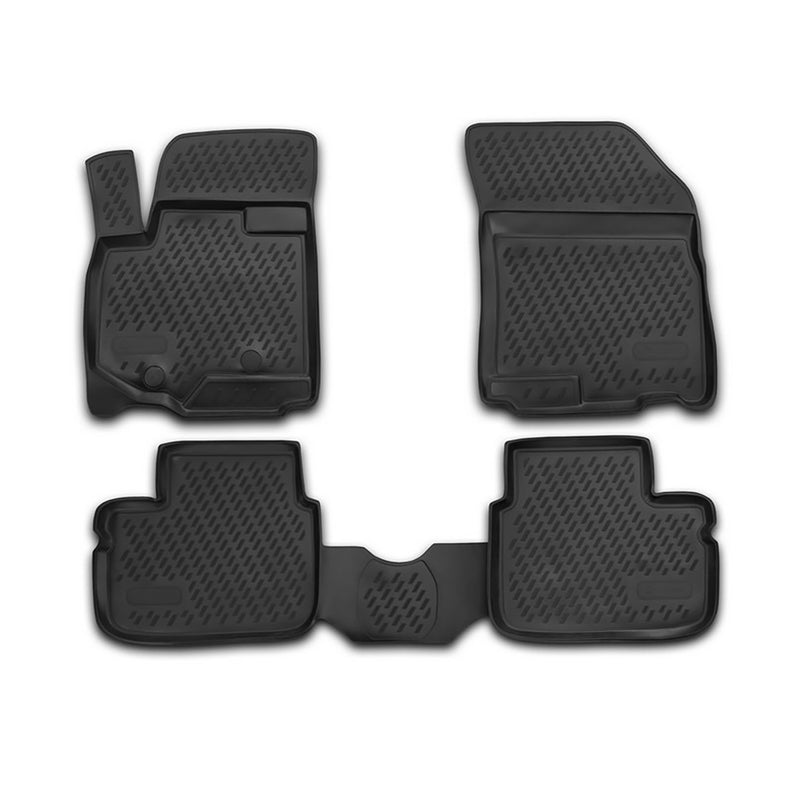 2021-2024 Volkswagen ID.4 Floor Mats Liners Full Set All Weather Black