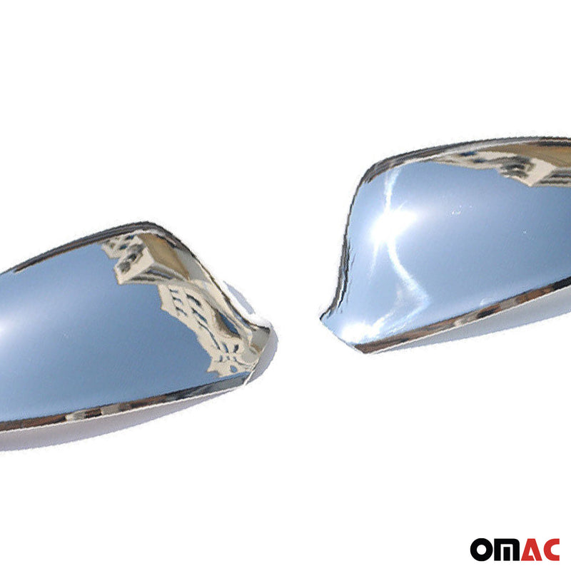 2016-2019 Buick Cascada Side Mirror Cover Caps Steel Silver 2 Pcs