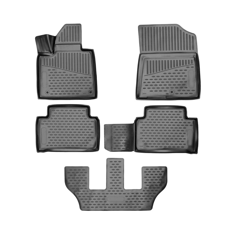 2021-2024 Kia Sorento Floor Mats Liners Full Set All Weather Black