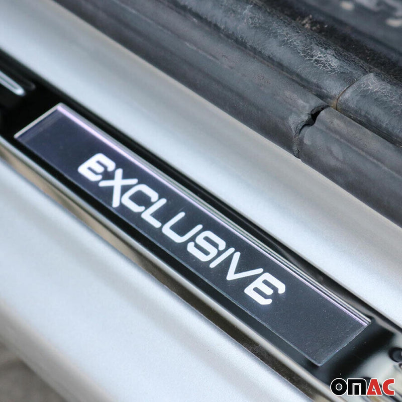 Land Rover Range Rover Evoque Door Sill Scuff Plate Scratch Exclusive Exclusive Steel 2Pcs