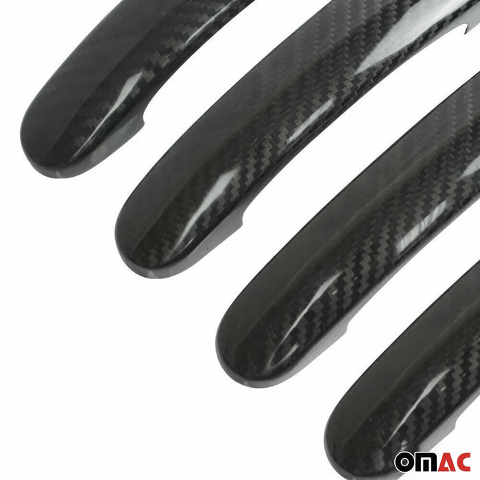 Door Handle Cover Protector for VW T6 Transporter 2015-2021 Carbon Fiber Black