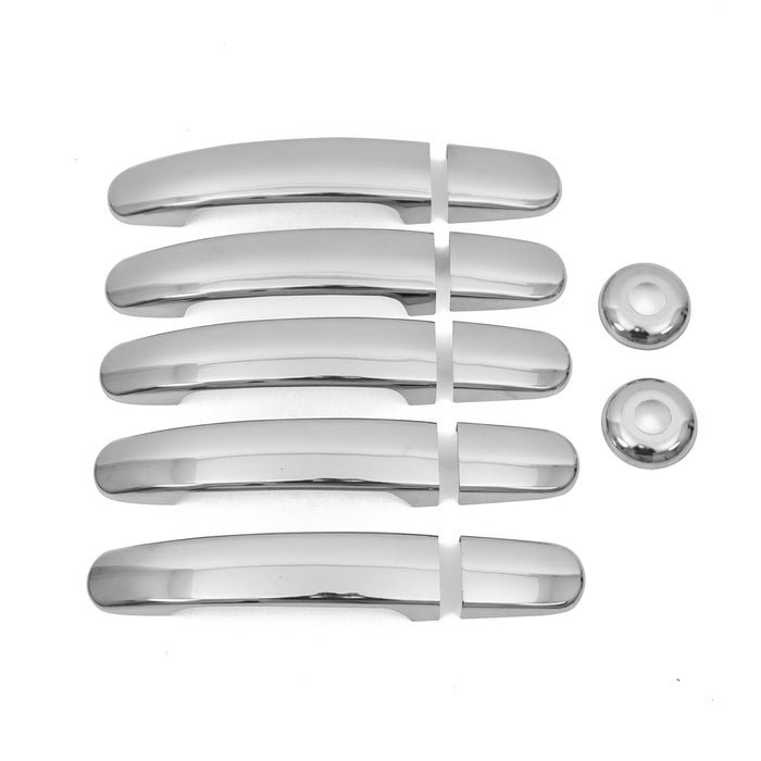 Car Door Handle Cover Protector for Ford Transit 150 2015-2024 Steel 10 Pcs