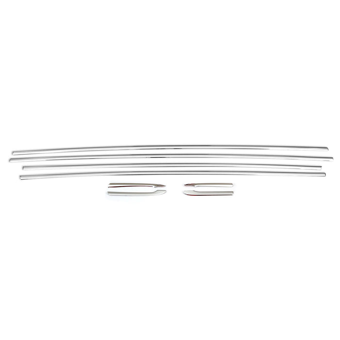 Window Molding Trim Streamer for Toyota Corolla 2020-2024 Sedan Steel Silver 8x