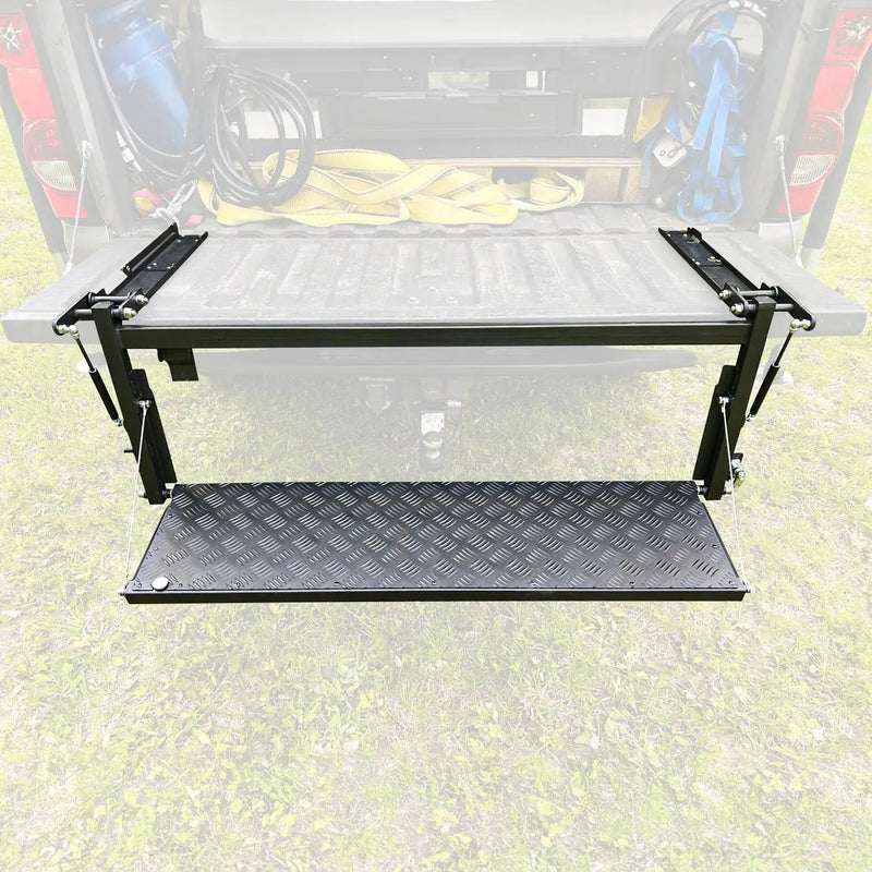 Ultimate Foldable Truck Bed Step for Nissan Frontier, Compatible with all models