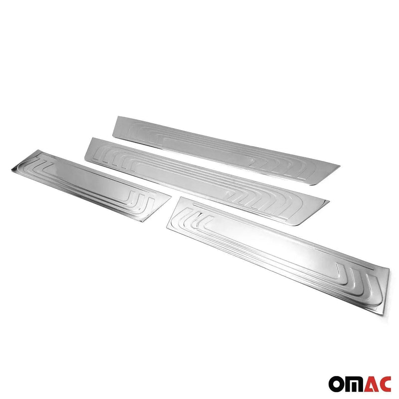 Door Sill Scuff Plate Scratch Protector for Mercedes Metris 2016-2024 Steel 4x - OMAC USA