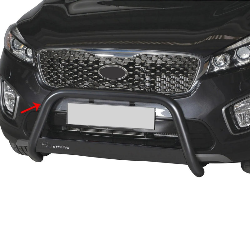 2016-2018 Kia Sorento Local Pickup Bull Bar Push Front Bumper Black 1 Pc