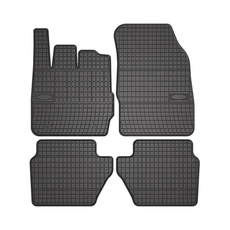 2011-2019 Ford Fiesta Floor Mats Liners Full Set All Weather Rubber Black