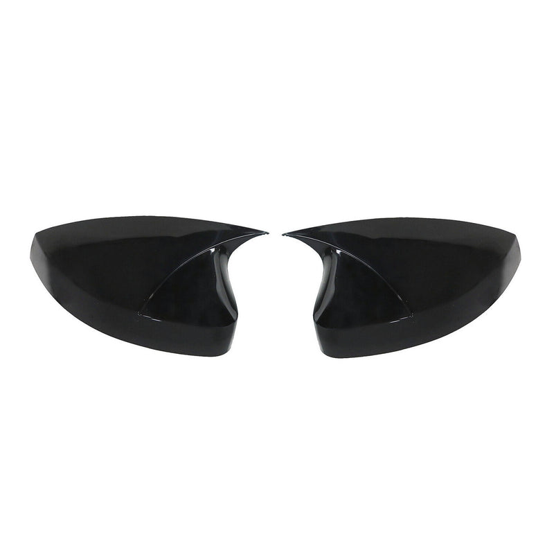 Side Mirror Cover Caps Fits Audi A3 8V A3 Quattro 2015-2020 Piano Black 2 Pcs