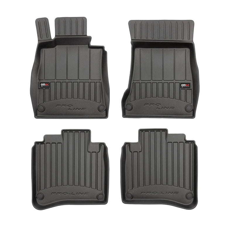 2014-2020 Mercedes S Class W222 Premium Floor Mats Liners Full Set All Weather Heavy Duty Black