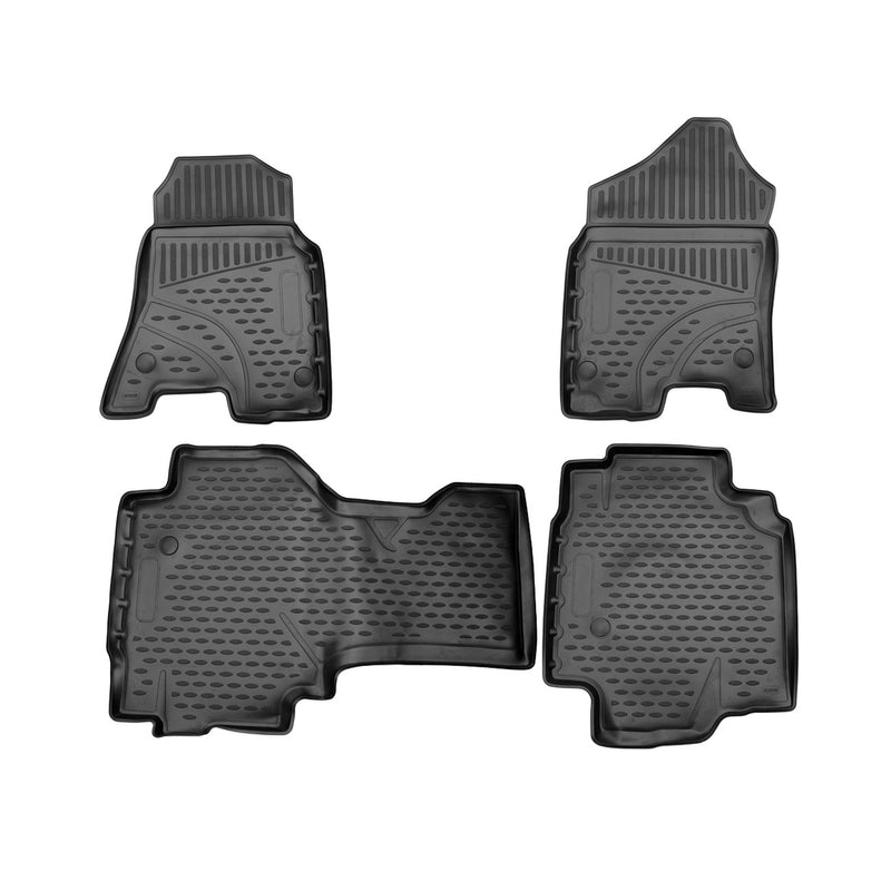 2019-2024 Dodge Ram Quad Cab 1500 Floor Mats Liners Full Set All Weather