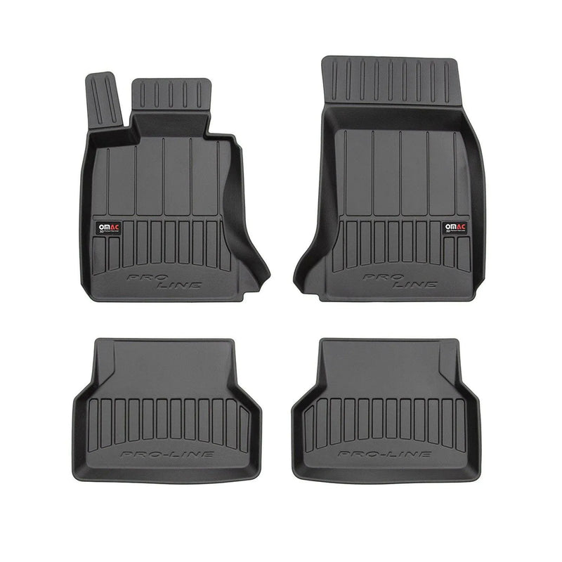 2004-2010 BMW 5 Series E60 E61 Sedan Touring Premium Floor Mats Liners Full Set All Weather Heavy Duty Black