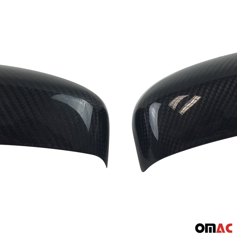 2016-2023 Mazda MX-5 Miata Side Mirror Cover Caps Carbon Fiber Black 2 Pcs