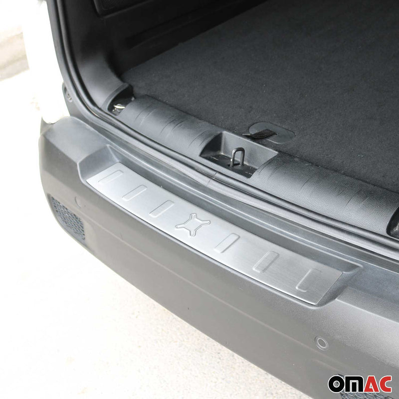 Rear Bumper Sill Cover Protector Guard for Jeep Renegade 2015-2023 Brushed Steel