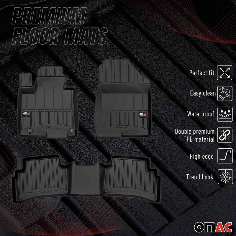 2022-2024 Hyundai Tucson Premium Floor Mats Liners Full Set All Weather Heavy Duty