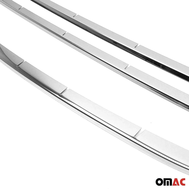 Front Bumper Trim Molding for Ford Transit Connect 2014-2019 Steel Silver 4 Pcs - OMAC USA