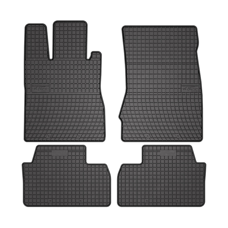 1999-2006 Mercedes S Class W220 Floor Mats Liners Full Set All Weather Rubber Black