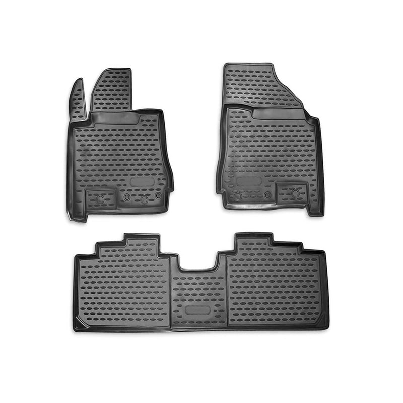 2010-2016 Cadillac SRX Floor Mats Liners Full Set All Weather Black