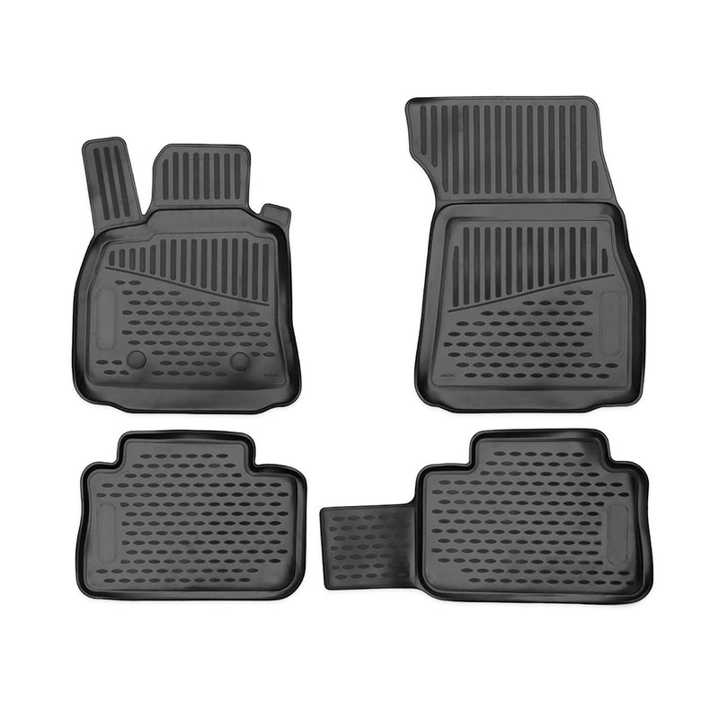 2019-2024 Audi e-tron Floor Mats Liners Full Set All Weather Black