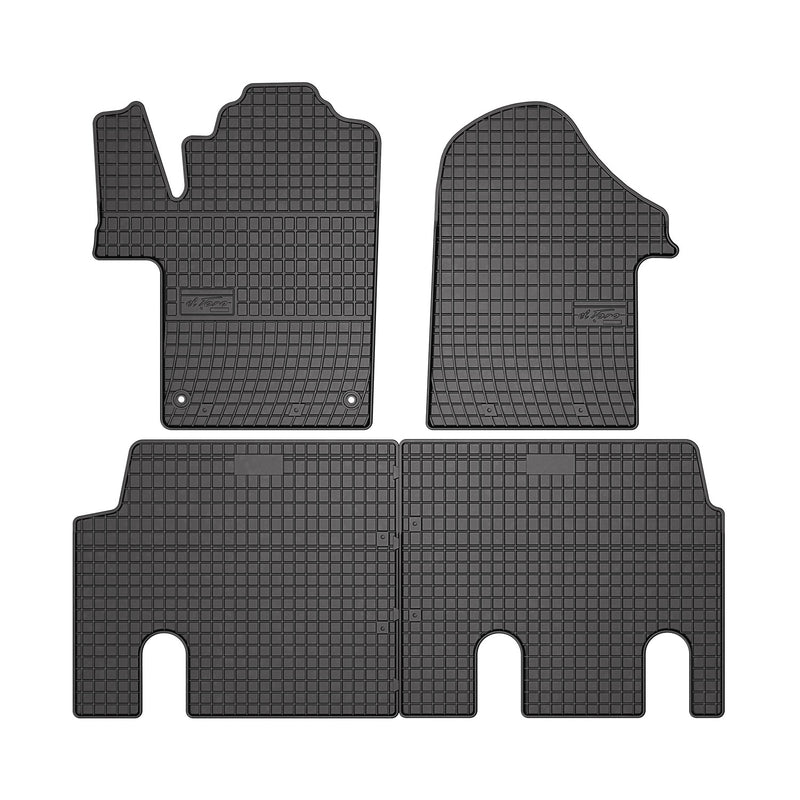 2016-2024 Mercedes Metris Floor Mats Liners Full Set All Weather Rubber Black