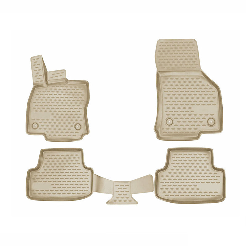 2015-2020 Audi A3 S3 A3 Quattro Floor Mats Liners Full Set All Weather Beige