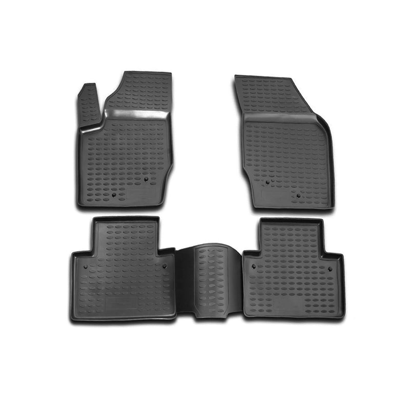 2003-2014 Volvo XC90 Floor Mats Liners Full Set All Weather 5 Seats Black