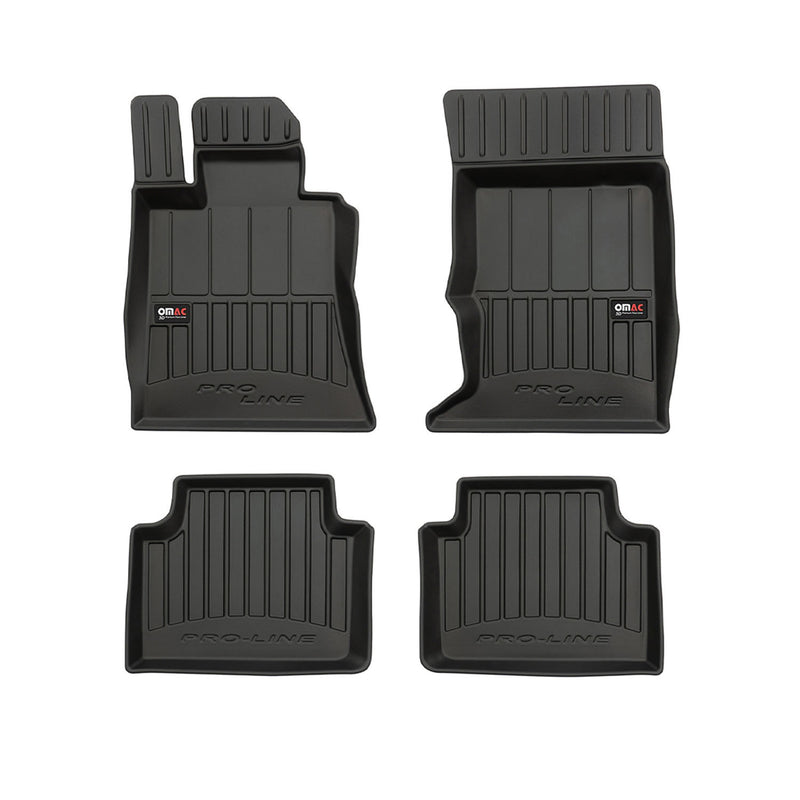 2017-2024 Alfa Romeo Giulia AWD Premium Floor Mats Liners Full Set All Weather Heavy Duty Black