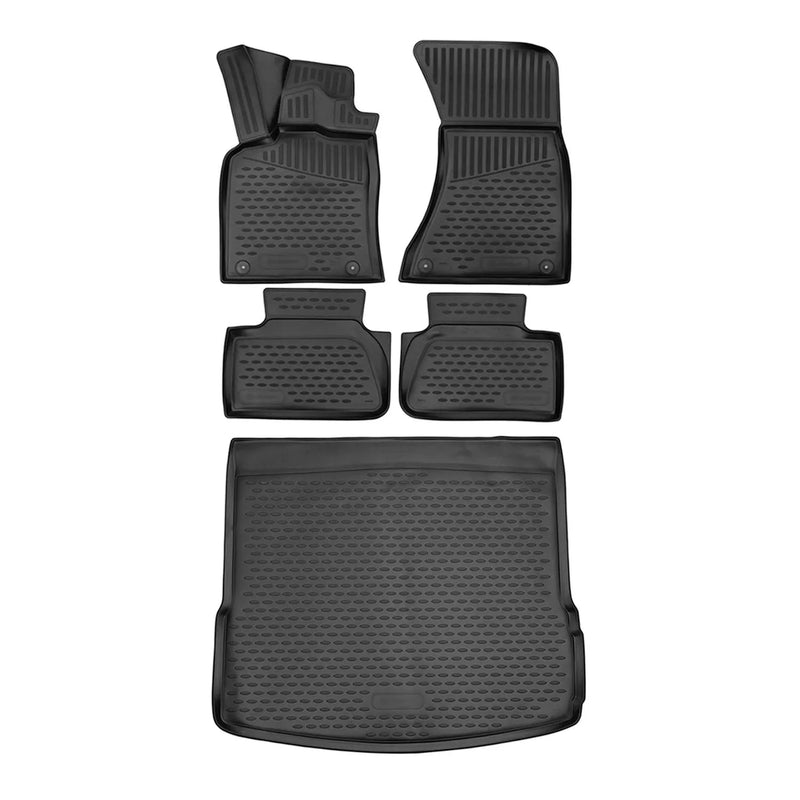 2015-2024 Porsche Macan Floor Mats & Cargo Liner Full Set All Weather Black