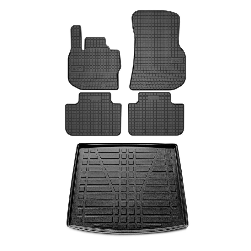 2018-2024 BMW X3 G01 Floor Mats & Cargo Liner Full Set All Weather Black