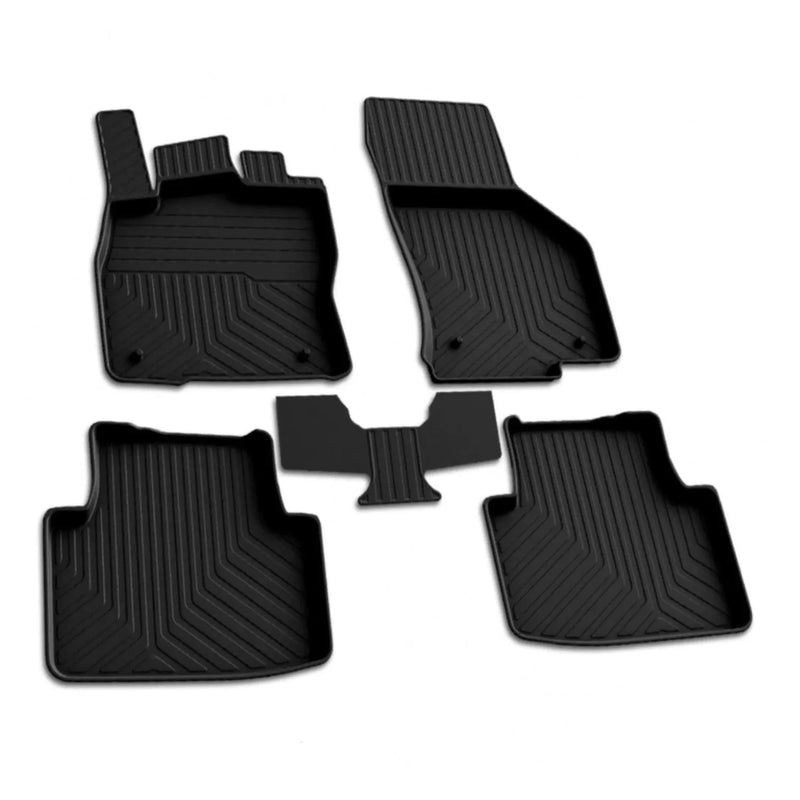 2020-2022 VW Passat B8 Floor Mats Liners Full Set All Weather Black