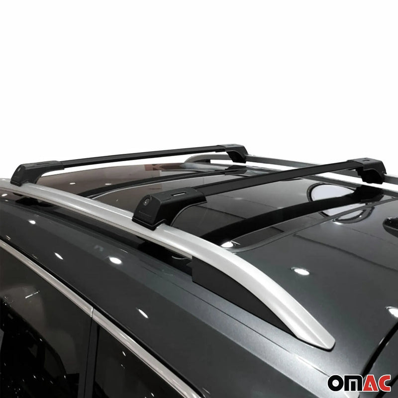 2008-2014 BMW X6 E71 & E72 Roof Rack Cross Bars Black