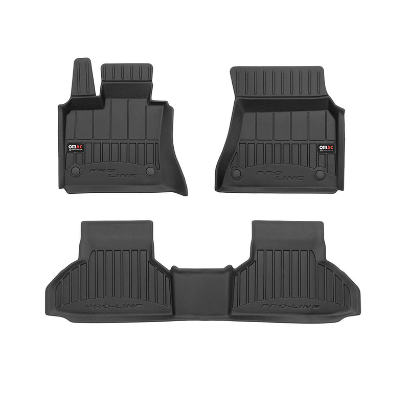 2015-2019 BMW X6 F16 F86 Premium Floor Mats Liners Full Set All Weather Heavy Duty Black