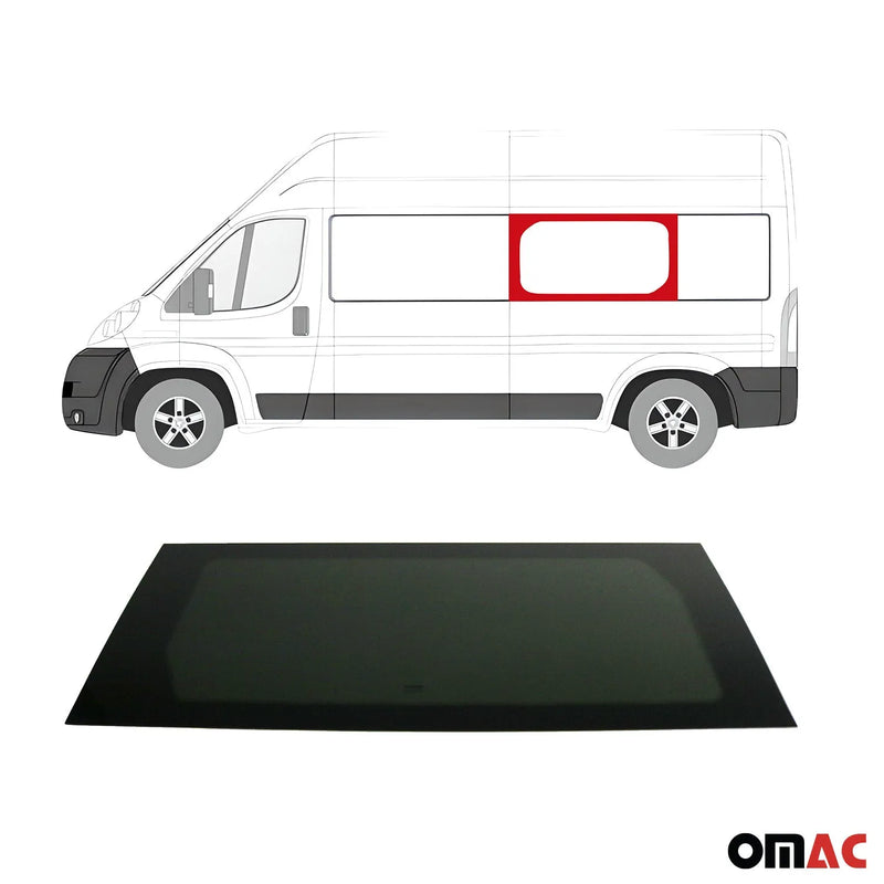 2014-2024 RAM ProMaster Window Glass Fit Kit Mid Left Side L3 L4 Black