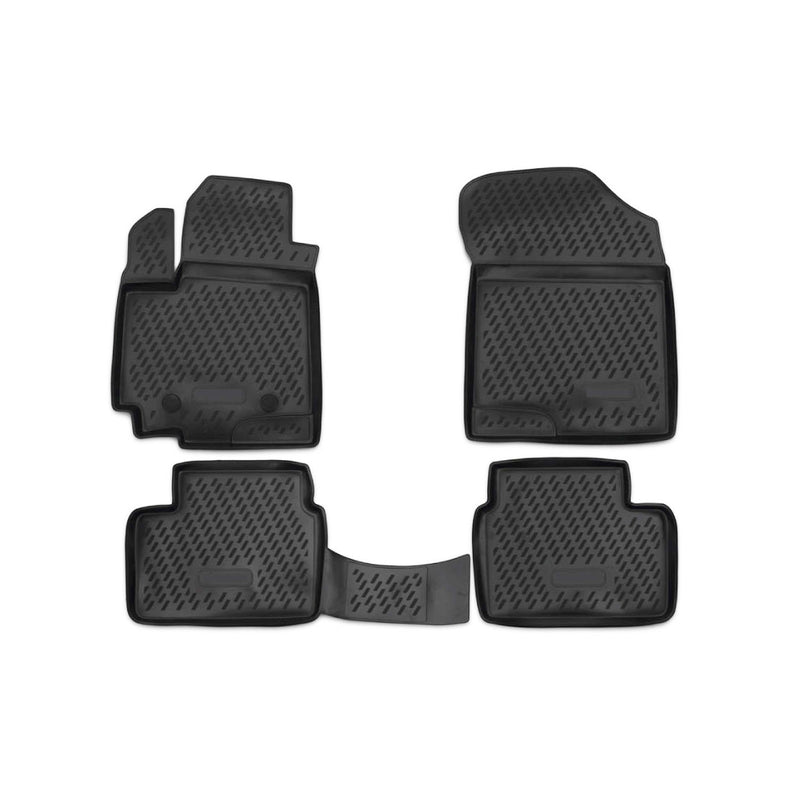 2010-2017 Suzuki Swift Floor Mats Liners Full Set All Weather Black