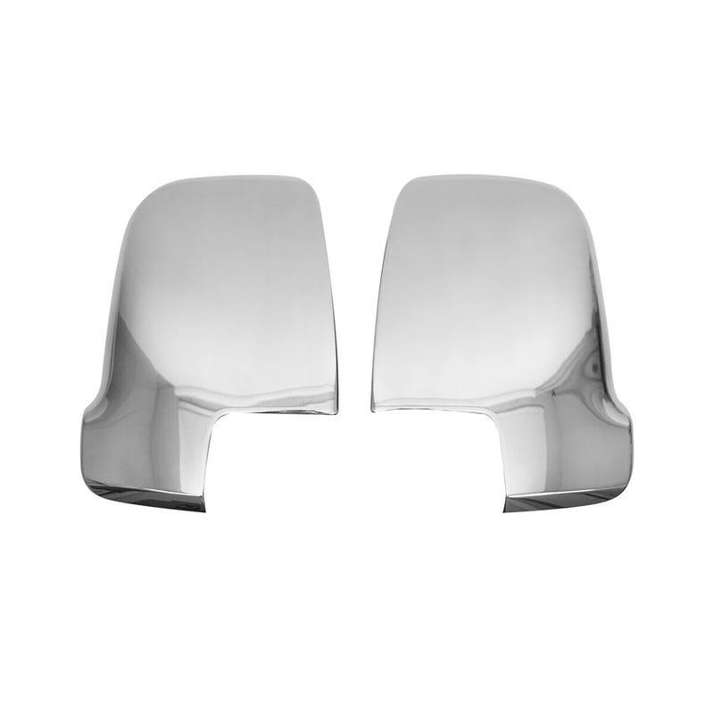 2019-2024 Mercedes Sprinter W907 910 Side Mirror Cover Caps Steel Silver 2Pcs