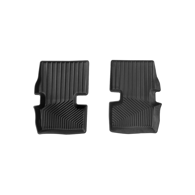 2007-2017 Jeep Compass Premium Floor Mats Liners Second Row Rear Black