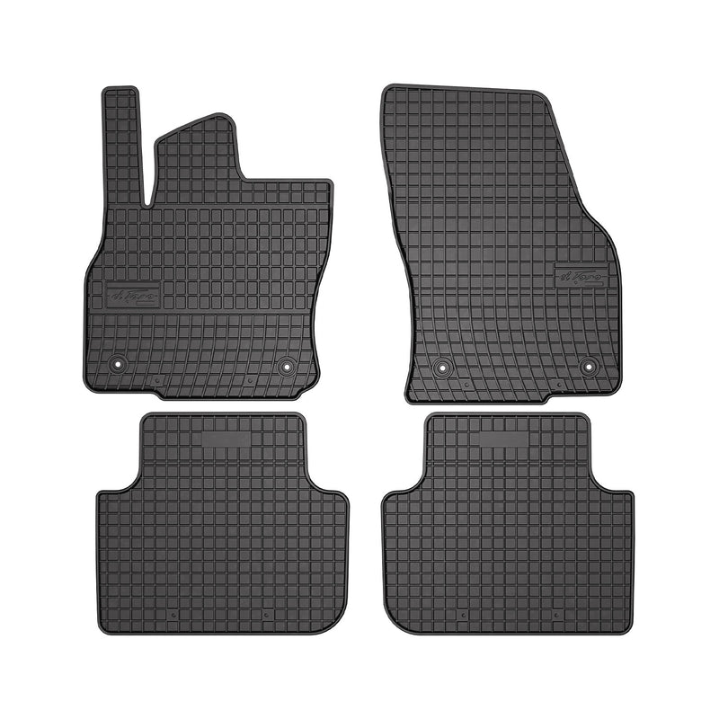 2019-2024 Audi Q3 Floor Mats Liners Full Set All Weather Rubber Black