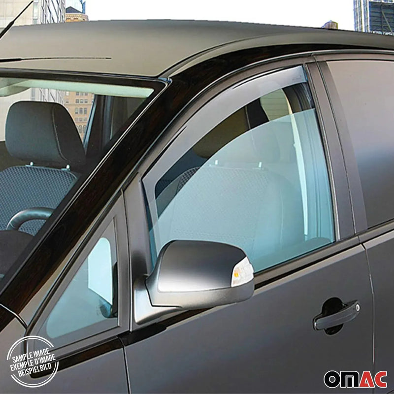 2011-2015 Kia Sorento Window Visor Vent Rain Deflector 2Pcs Smoke