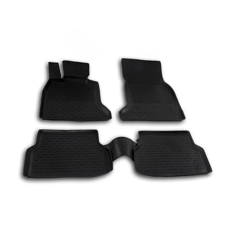 2004-2010 BMW 5 Series E60 E61 Sedan Touring Floor Mats Liners Full Set All Weather Black