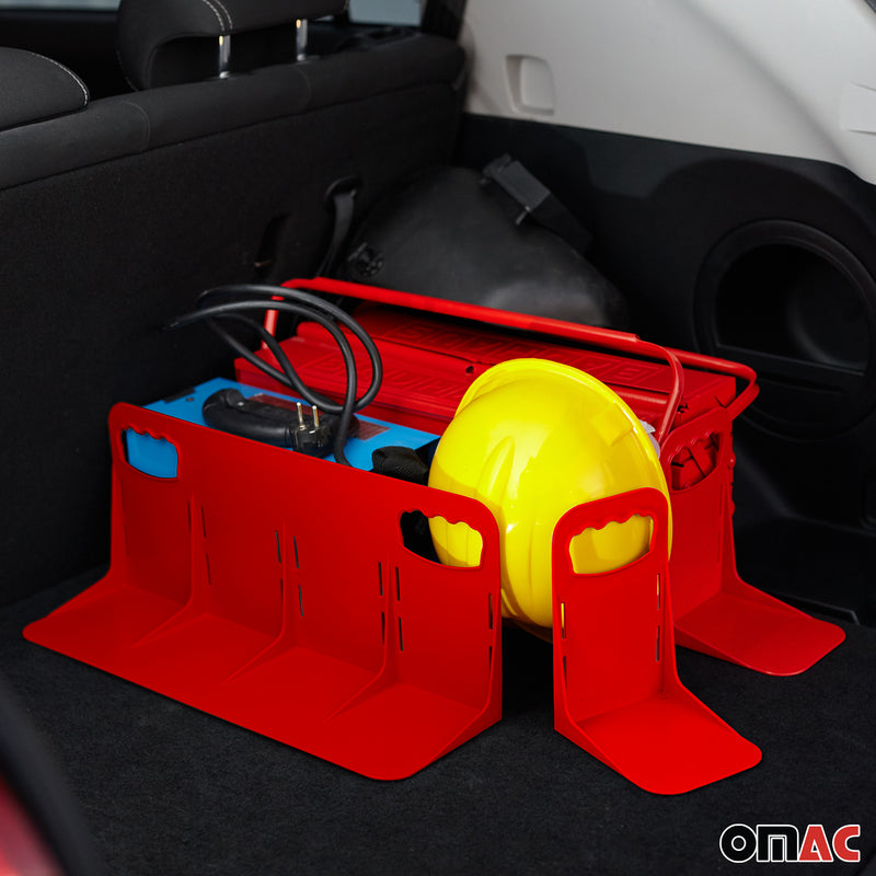 Red Trunk Organizer Stopper Stand 3 Pcs.